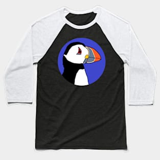 Puffin Cartoon Baseball T-Shirt